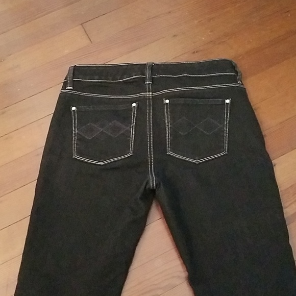 WHBM Black Cropped Jeans - Picture 4 of 7